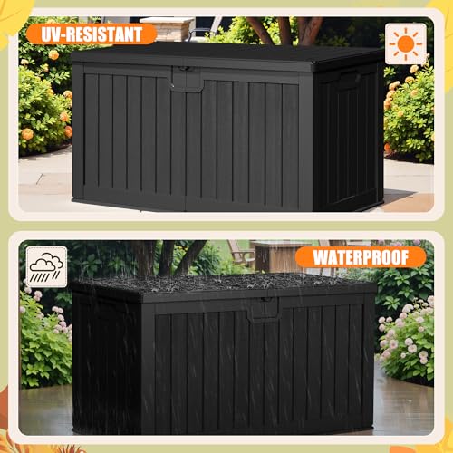 HDPE 240 Gallon Deck Box Double