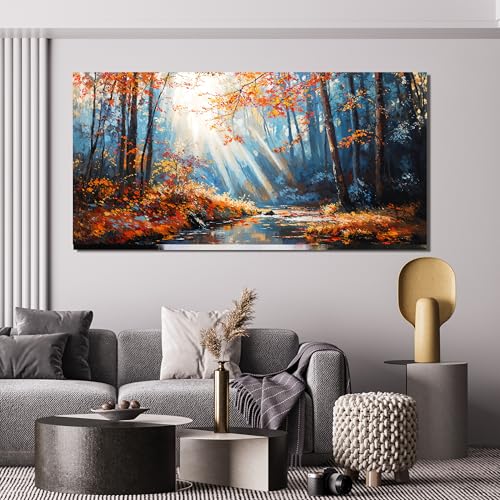 Nature Landscape Wall Art Modern Botanical Wall Art Prints Bedroom 24"X48"