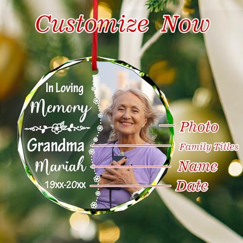 Personalized Christmas Ornament with Photo