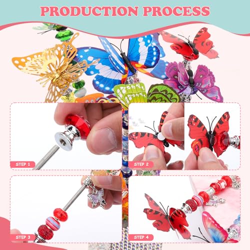 380Pcs Beaded Garden Stake (380 Count)