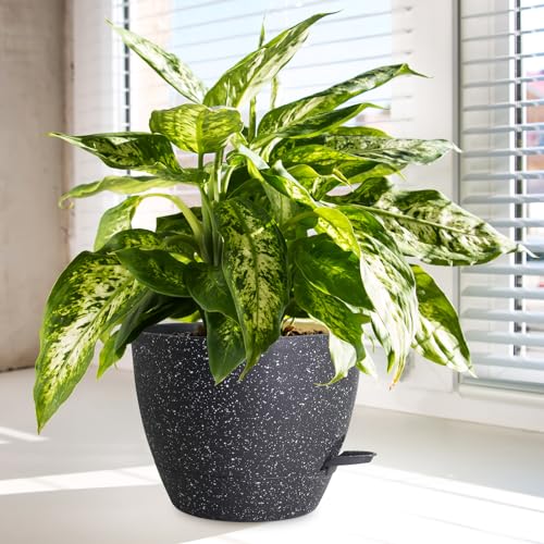 12/10/9 inch Self Watering Pots for Indoor Outdoor Plants, Set of 3 (3 Count)