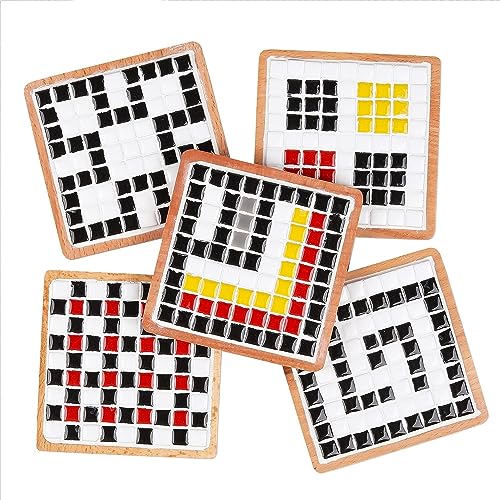 500g 1.1lb Random Color Irregular Ceramics Mosaic Tiles (16 Ounce)