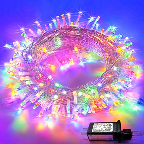 Connectable 91.5ft 250 LED Multicolor Christmas Lights Indoor (91.5 Foot)