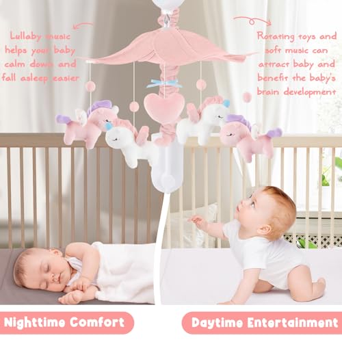Unicorn Crib Mobile for Boys & Girls