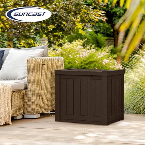 22 Gal Small Outdoor Storage Deck Box