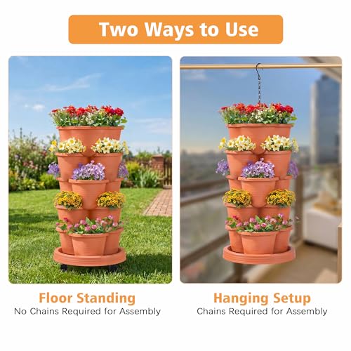 5 Tier Vertical Garden Planter (5 Count)