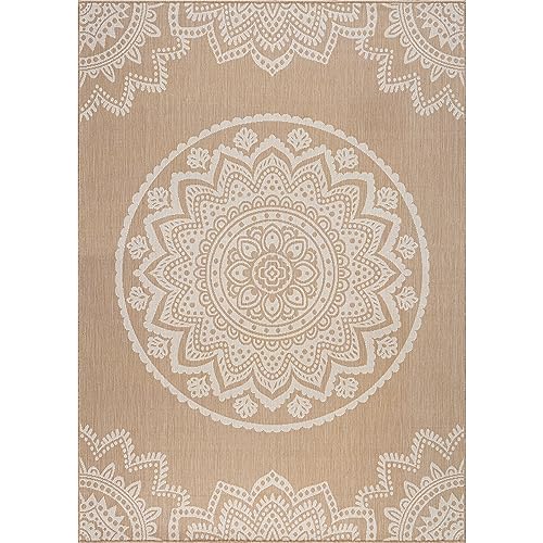 Outdoor Rug 10x14 Modern Area Rugs for Large Indoor and Outdoor Patios and Porches