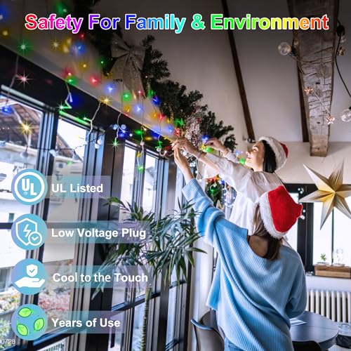 1332 LED 132FT Christmas Icicle Lights