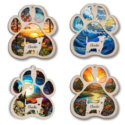 Personalized Akita Suncatcher Dog Memorial Gifts