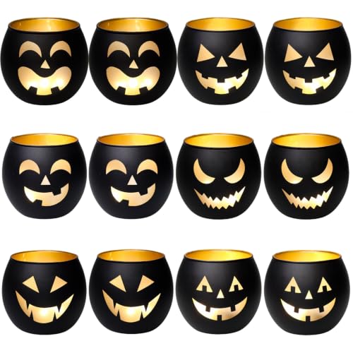 Halloween Table Centerpiece Candle Holders Set of 12 (12 Count)