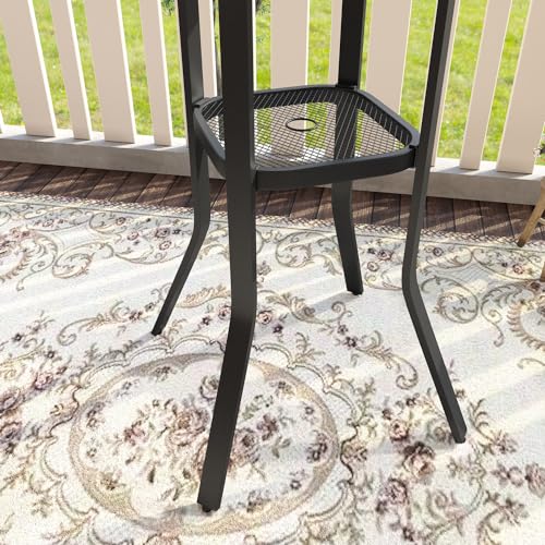 35.5" Round Outdoor Bar Table
