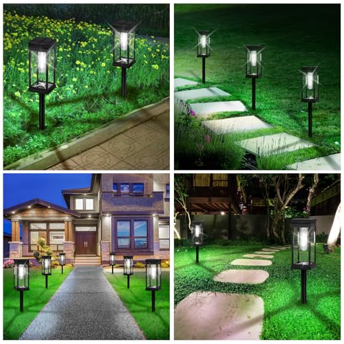 8 Pack Solar Pathway Lights Outdoor (8 Count)