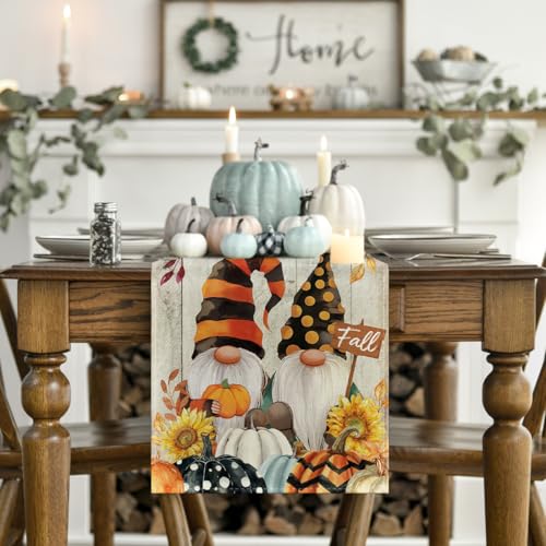 210 GSM Fall Table Runner Home Party Decor 13x36 Inch (3.25 Sq Ft)