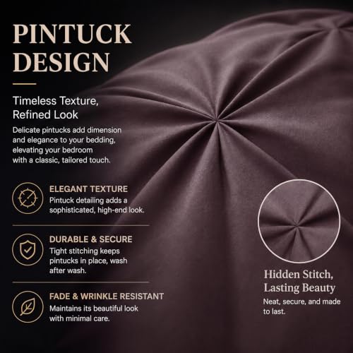 Queen Comforter Set Cocoa Powder