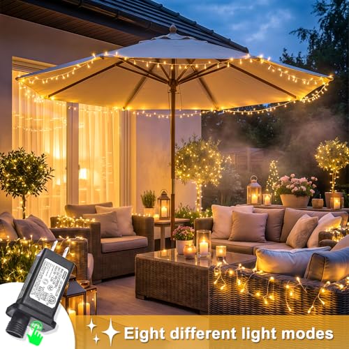 40FT 120 LED Outdoor String Lights