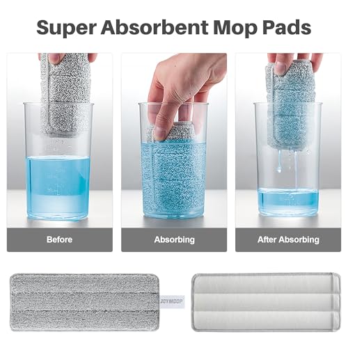 Microfiber Flat Mop Pads (4 Count)