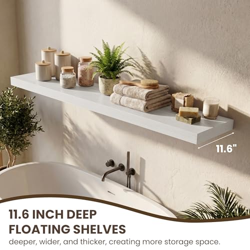 55 Inch Floating Shelves for Wall