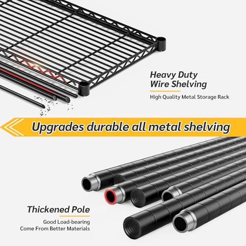 6 Tier Storage Shelves (2 Count)