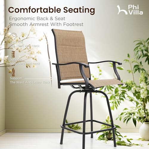Bar Height Patio Table and Chairs 5 Piece High Top (5 Count)