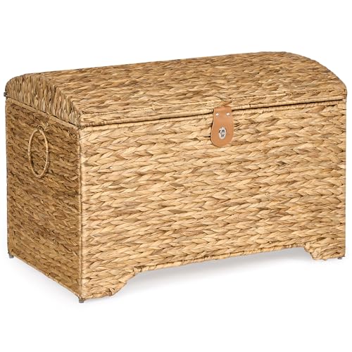 Handwoven Storage Basket with Lid