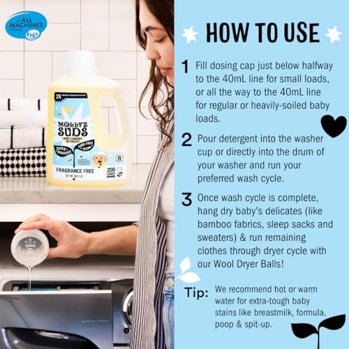Baby Liquid Laundry Detergent (52 Fl Oz)