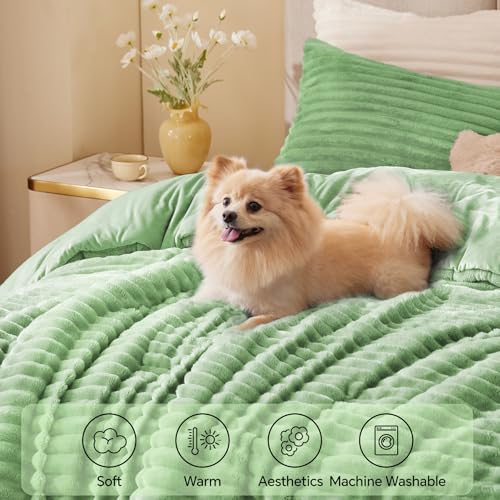 Fleece Queen Comforter Set