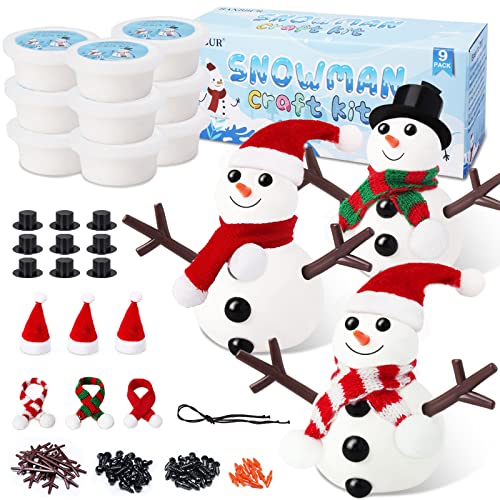 9 Pack Build a Snowman Kit (9 Count)