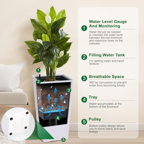 30" Tall Planters Set of 2 (2 Count)