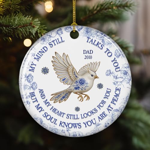 Personalized Memorial Ceramic Ornament