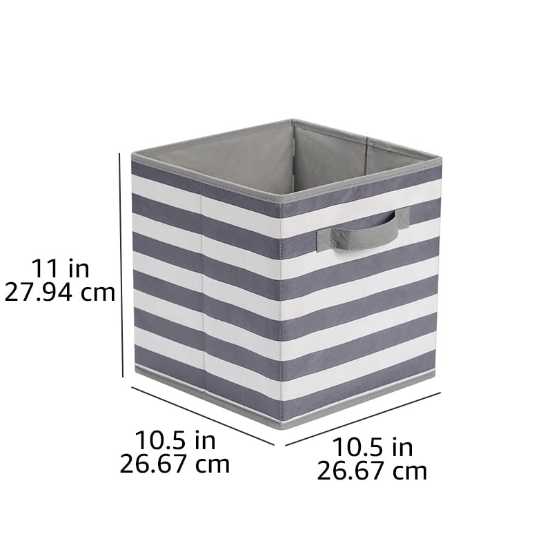 Collapsible Fabric Storage Bins with Handles (6 Count)