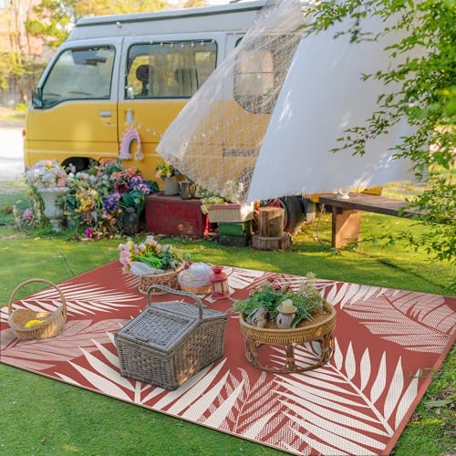 Outdoor Rug Waterproof Plastic Rugs for Patio (40 Sq Ft)