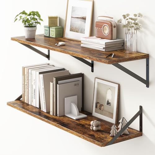 36"W x 10"D Floating Shelves