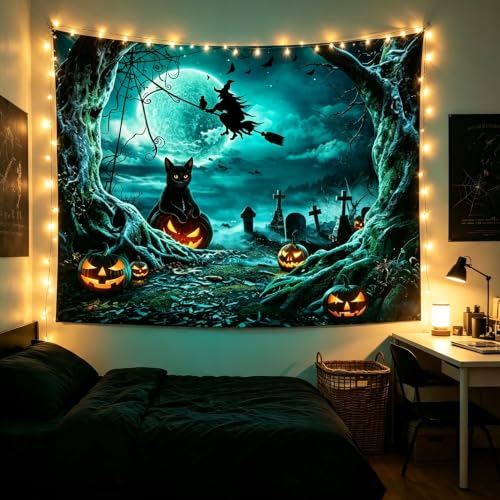 Spooky Halloween Tapestry