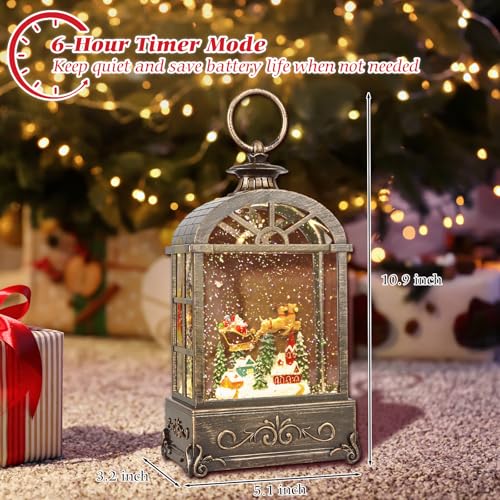 Christmas Snow Globes Lantern