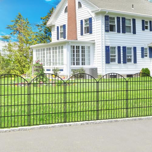 Metal Garden Fence 36 in x 11.7 ft (5040 sq inches)