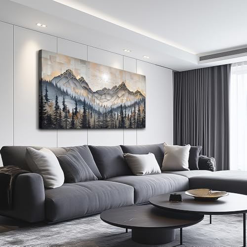 Large Canvas Wall Art For Bedroom Large Wall Decor For Living Room Dining Room Modern Office Abstract Ink