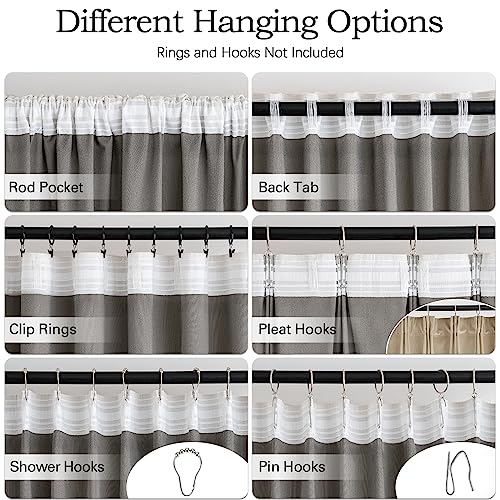 Camel Beige Velvet Pinch Pleat Blackout Curtains W52 X L90 Inches