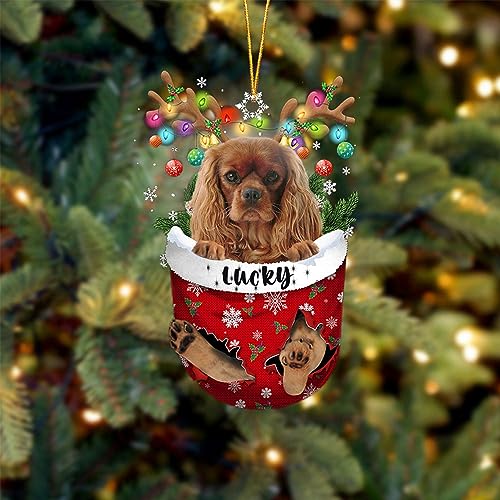 Cavalier King Charles Spaniel 4 Dog Christmas Ornament