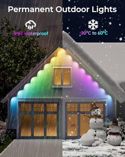 Permanent Outdoor Lights 200ft (200 Foot)