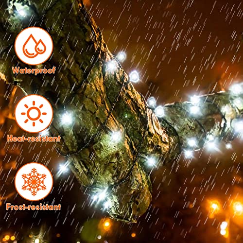 75.8FT Connectable Color Changing Christmas Lights with Remote Timer 200LED