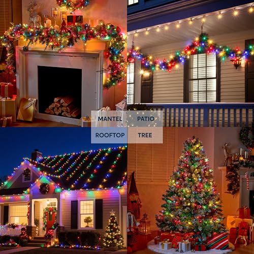 Multicolor Christmas String Lights (200 Count)