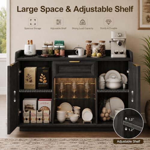 47" Buffet Cabinet Sideboard