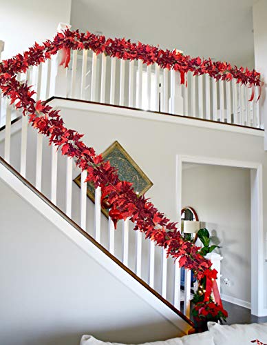 2 Pack Fall Garland Maple Leaf