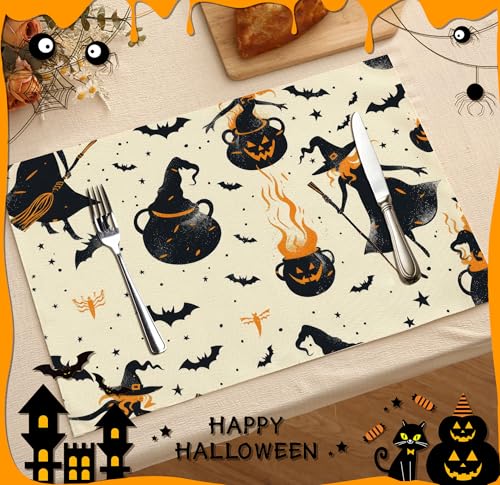 Halloween Spooky Placemats Set of 4 (4 Count)