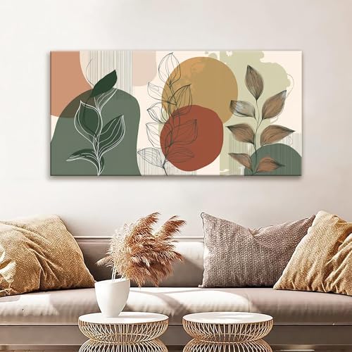 Abstract Boho Wall Art Decor Modern Canvas Art Wall For Living Room 20"X40"