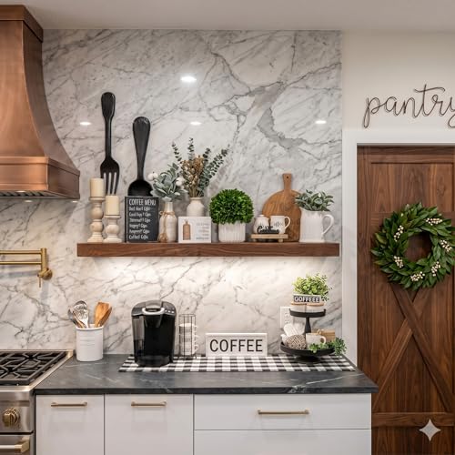 48 Inch Wooden Floating Shelves for Wall