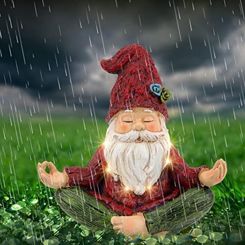 Garden Yoga Gnome Statue