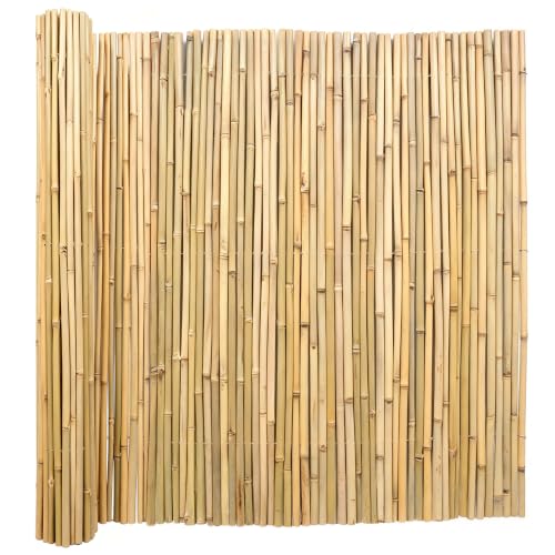Natural Bamboo Fence (24 Sq Ft)