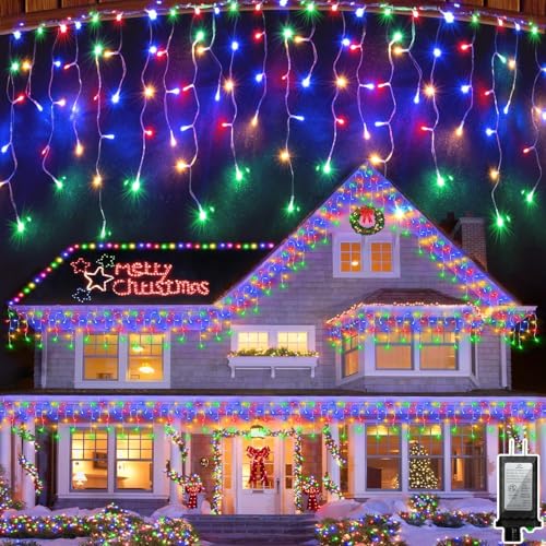 66FT 670 LED Christmas Lights 148 Ice Drops