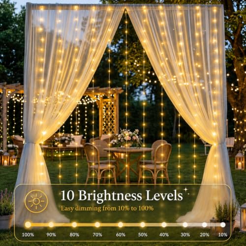 300LED Fairy Curtain Lights